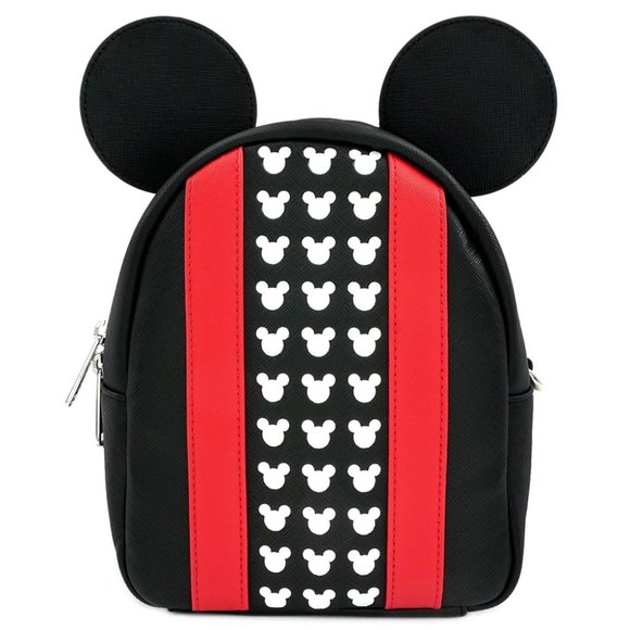 Mickey Mouse Convertible Backpack Black & Red Disney & Loungefly SEALED PACKAGE main image 9